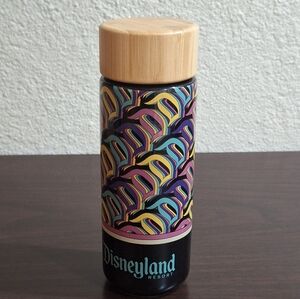 Disneyland Resort Ceramic D Tumbler with Bamboo Screw Lid